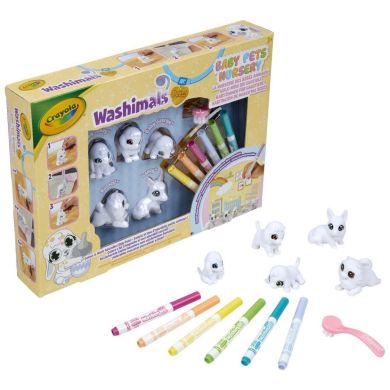 Washimals Набір для творчості Домашні тваринки, з фломастерами 5 шт 74-7516