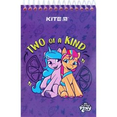 Блокнот на спирали Kite My Little Pony А6, 48 листов, нелинированный LP24-196