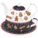 Чайник 350мл из фарфора в коробке GINGERBREAD POZZI MILANO 0104GING