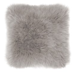 Декоративная подушка из овечьей кожи и замши 45&times;45 см, тауп Tiseco 3294TAUPESOFT, 45 x 45