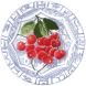 Десертная Тарелка OISEAU BLEU FRUITS &Oslash; 22 см GIEN 1292B4AD50, 22