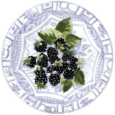 Десертная Тарелка OISEAU BLEU FRUITS &Oslash; 22 см GIEN 1292B4AD50, 22