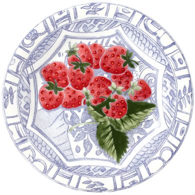 Десертная Тарелка OISEAU BLEU FRUITS &Oslash; 22 см GIEN 1292B4AD50, 22