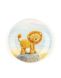 Меламінова тарілка JellyCat Дуже Хоробрий лев 20,5 см VBL6MP, Різнокольоровий