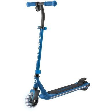 Электросамокат GLOBBER серии E-MOTION 6 синий, с подсветкой, 50кг, 6+, 2 колеса 756-100