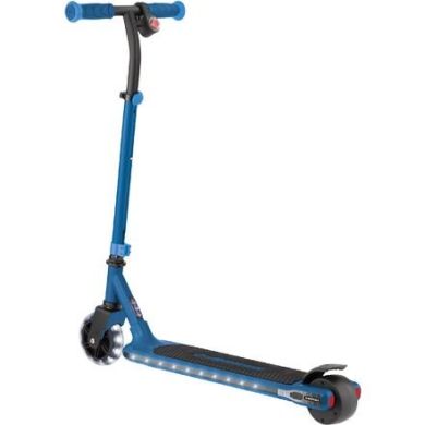Электросамокат GLOBBER серии E-MOTION 6 синий, с подсветкой, 50кг, 6+, 2 колеса 756-100