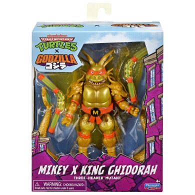 Фигурка TMNT X GODZILLA &ndash; МАЙКИ В ОБРАЗЕ КОРОЛЯ ГИДОРЫ 84673