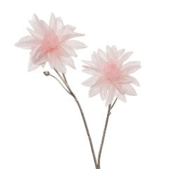 Ветка с цветками георгины, светло-розовая/шампань, 62 см. Goodwill AL 68146