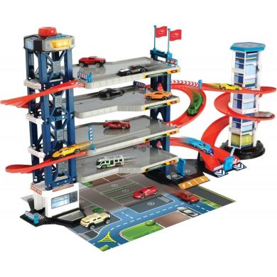 Ігровий набір Dickie Toys Паркінг чотириповерховий з автомобілями і вертольотом 3749008