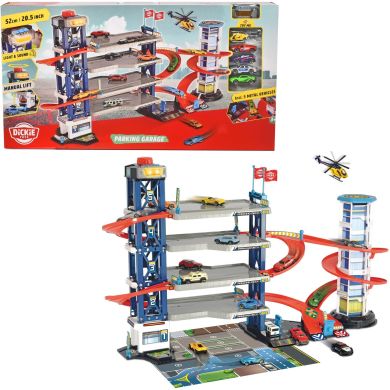 Ігровий набір Dickie Toys Паркінг чотириповерховий з автомобілями і вертольотом 3749008