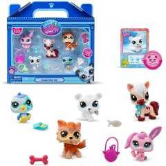 Ігровий набір LITTLEST PET SHOP ЗИМОВІ ПРИГОДИ (5 фігурок, аксес.) 573