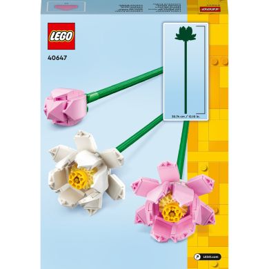 Конструктор Цветы лотоса LEGO Icons 40647