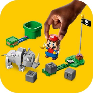 Конструктор LEGO Super Mario Носорог Рамби. Дополнительный набор 106 деталей 71420