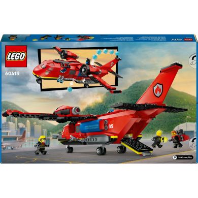 Конструктор Пожарный спасательный самолет LEGO City 60413