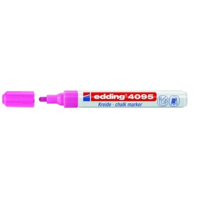 Крейдяний маркер Window e-4095 2-3 мм круглий рожевий Edding e-4095/09