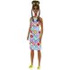 Лялька Barbie Барбі Модниця в сукні з візерунком у ромб HJT07