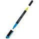Маркер Axent Highlighter Dual 2534-02-A, 2-4 мм, клиновидный, голубой+желтый 2534-02-A