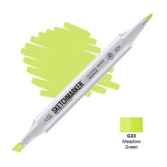 Маркер спиртовой двухсторонний Sketchmarker, Зеленый луг SM-G33