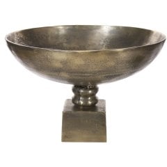Металлическая чаша на ножке, антикварное золото, d50 см Shishi 41140