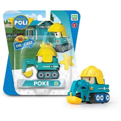 Металлическая коллекционная машинка робокар ПОУК DIE CAST Robocar Poli MRT-0607