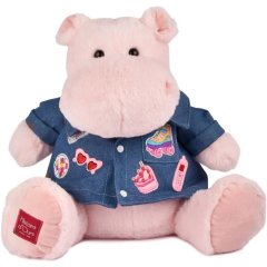 М'яка іграшка Бегемотик рожевий, 20 см DouDou HO3375