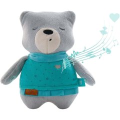 Мягкая игрушка для сна MyHummy Teddy Bear Lily soundmodules basic 5907637944408, Серый