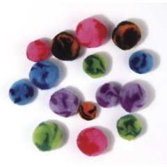 Набор помпонов Rayher Candy микс цветов 15 мм, 20 мм и 25 мм 100 шт 7651900