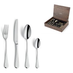 Набор столовых приборов на 6, серебро (4*6) в деревьях. коробке Drift 8052 Amefa 8711155498728