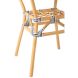 Обеденный стол GEO RND RAT (70x70x75 см) J-LINE 61305