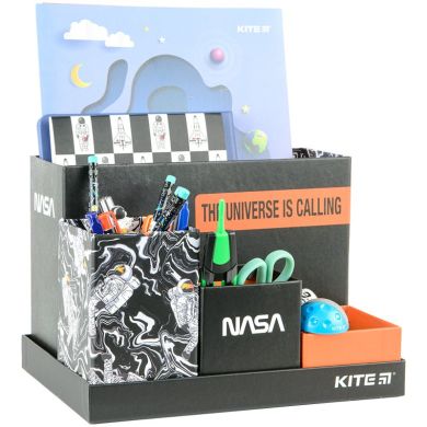 Органайзер настільний, 5 предметів, картон NASA Kite NS22-408