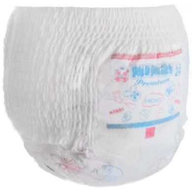 Підгузки-трусики японські Mimzi для дітей L, від 9 до 14 кг, 48 шт MPL48 4820209800135, 48