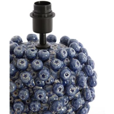 Підставка для лампи , &Oslash;25,5&times;27 см, BERRIES, кераміка, темно-синя Light&Living 1742780