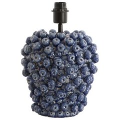 Подставка для лампы, &Oslash;25,5&times;27 см, BERRIES, керамика, темно-синяя Light&Living 1742780