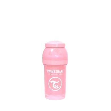 Антиколиковая бутылочка Twistshake 180 мл, светло-розовая 78249