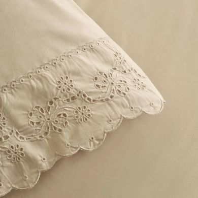 Постільна білизна Karaca Home Carmello, білий (простирадло 240x260, підковдра 200x220, 2 наволочки 50x70) 1000239908002