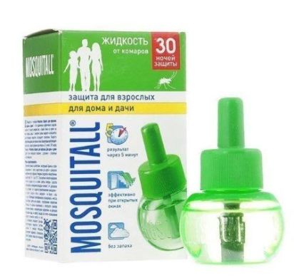 Жидкость для фумигатора от комаров Mosquitall Защита для всей семьи 30 мл 749 4820185020749