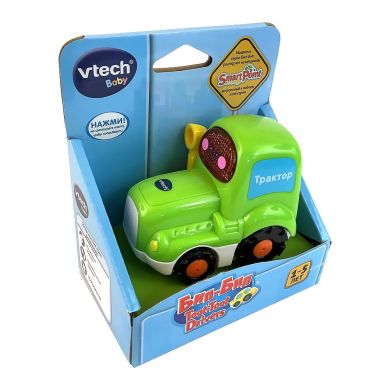 Розвивальна іграшка Vtech Біп біп Трактор озвучена російською 80-127726, Зелений