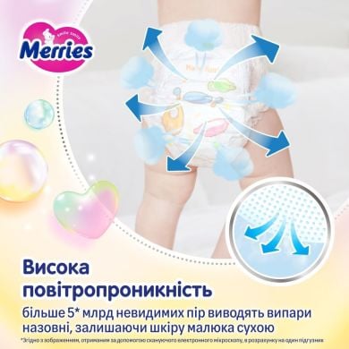 Трусики-підгузники японські дитячі розмір XXL 15-28 кг/30 шт (UJ) Merries 4901301442970, XXL