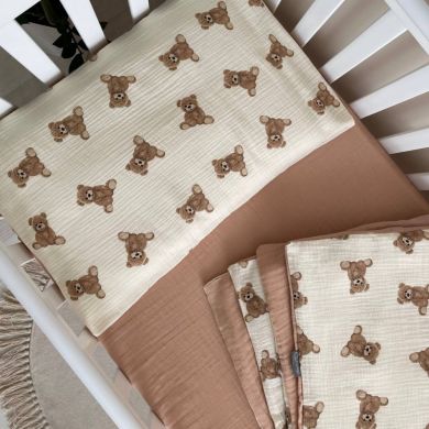 Сменная постель муслин Teddy на молочном Msonya 366708
