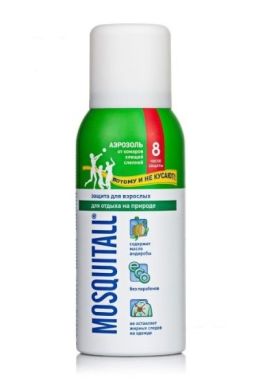 Аэрозоль от комаров и клещей Mosquitall Защита для взрослых 5691