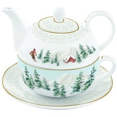 Чайник 350мл из фарфора в цветной коробке CHALET POZZI MILANO 0104CHAL