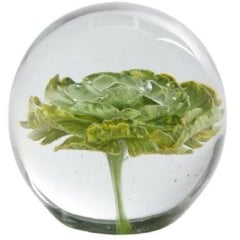 Декор &Oslash;8x8 см FLOWER стекло желтый Light&Living 7492860