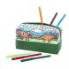 Dinosaur Expedition Пенал-раскраска с фломастерами, арт.990194 Moxy 990194