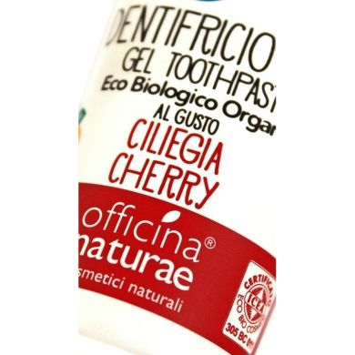 Дитяча органічна зубна паста з Вишневим смаком Officina Naturae BIRDNTCIL