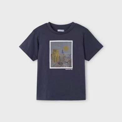 Футболка для хлопчика короткий рукав 5J, р.98 Синій Mayoral 3022