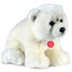 Іграшка м'яка Ведмідь білий сидить 25 см Teddy Hermann 91525
