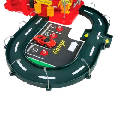 Игровой набор Bburago Гараж Ferrari 3 уровня, 2 машинки 18-31204