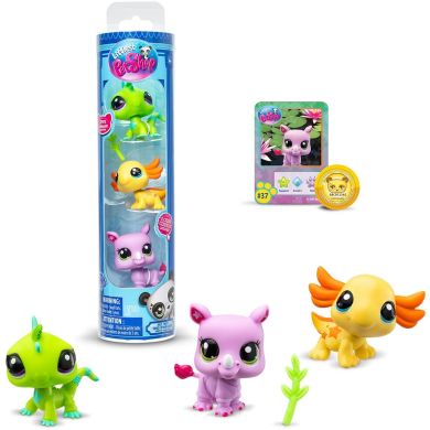 Игровой набор LITTLEST PET SHOP НАСТРОЕНИЕ ДИКОЙ ПРИРОДЫ (3 фигурки, аксессуар.) 557