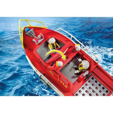 Ігровий набір Playmobil Катер рятувальників 70 ел 70147