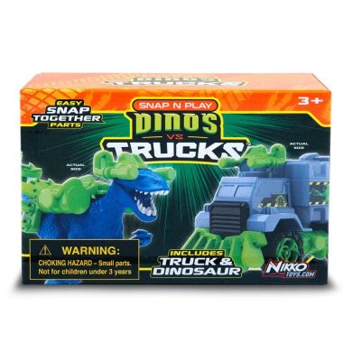 Игровой набор Road Rippers машинка и синий динозавр 20076